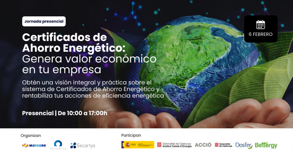 Cartel jornada presencial CAES en Barcelona