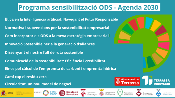 Programa Sensibilización ODS - Agenda 2030 del Ayuntamiento de Terrassa